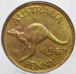 Australia 1962 Penny Kangaroo animal 240008 combine shipping