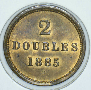 Guernsey 1885 2 Doubles 291792 combine shipping