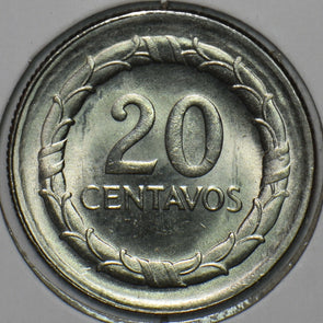 Colombia 1967 20 Centavos 196018 combine shipping