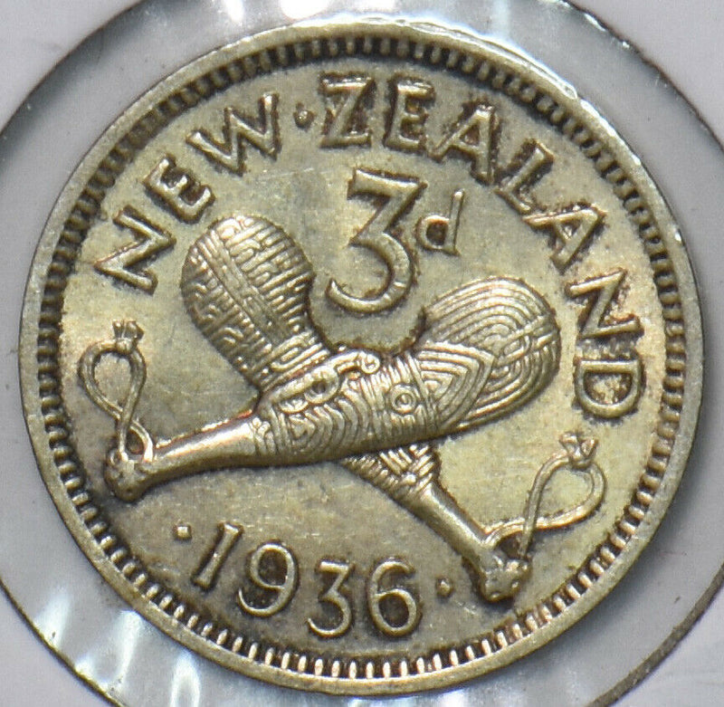 New Zealand 1936 3 Pence 194730 combine shipping