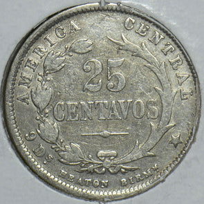 Costa Rica 1893 25 Centavos 290741 combine shipping