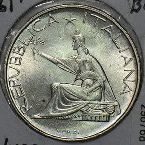 Italy 1961 500 Lira Horse animal BU 296768 combine shipping