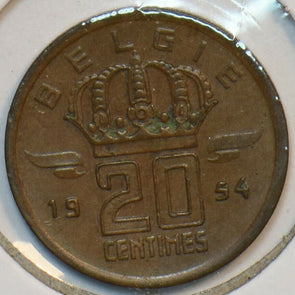 Belgium 1954 20 Centimes 152030 combine shipping