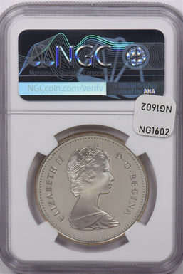 Canada 1984 1 Dollar Silver NGC Proof 68 Ultra Cameo Toronto Sesquicentennial NG