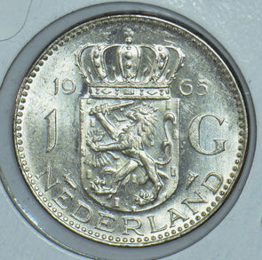 Netherlands 1965 Gulden Lion animal 150439 combine shipping