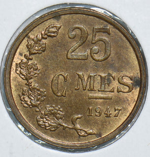 Luxembourg 1947 25 Centimes 198792 combine shipping