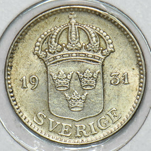Sweden 1931 25 Ore 152814 combine shipping