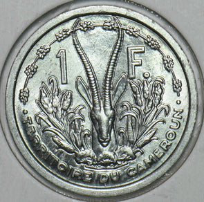 France 1948 Franc Gazelle animal Cameroon 197010 combine shipping