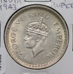 India British 1943 Rupee  191052 combine shipping