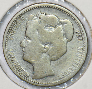 Netherlands 1901 25 Cents  291309 combine shipping