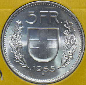 Switzerland 1965 Y 36 5 Francs BU 294934 combine shipping