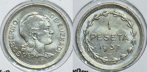 Spain 1937 Peseta 299080 combine shipping
