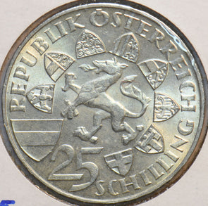 Austria 1959 25 Schilling Dragon animal UNC 192841 combine shipping