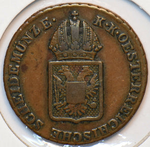 Austria 1816 B 1/2 Kreuzer Eagle animal 193402 combine shipping
