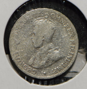 Australia 1923 3 Pence Kangaroo animal Emu  901238 combine shipping