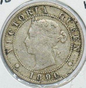 Jamaica 1890 1/2 Penny VF 904678 combine shipping