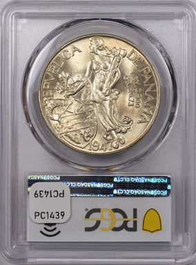 Panama 1947 Balboa PCGS MS 64 PC1439 combine shipping