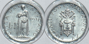 Vatican 1953 -H AH 1335 Lire 198618 combine shipping