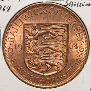 Jersey 1964 1/12 Shilling  150168 combine shipping