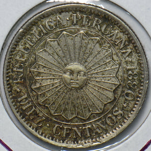 Peru 1880 10 Centavos 193289 combine shipping