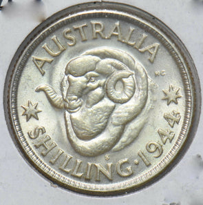 Australia 1944 Shilling Ram animal Georgivs VI 293064 combine shipping