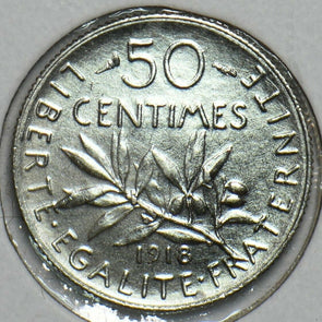 France 1918 50 Centimes 197229 combine shipping