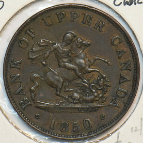 Canada 1850 1/2 Penny Horse animal 296816 combine shipping