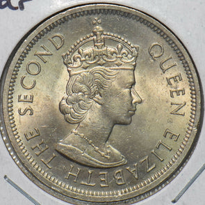 Hong Kong 1960 H Dollar Lion animal UNC 296566 combine shipping
