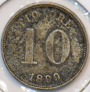 Sweden 1899 10 Ore 240315 combine shipping