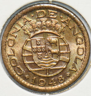 Angola 1948 20 Centavos Elephant animal Horse Portuguese Colony 293274 combine s