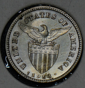 Philippines 1918 20 Centavos silver  P0157 combine shipping
