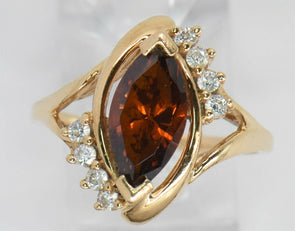 14k Gold Topaz Ring RG0050