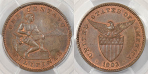 Philippines 1903 Centavo PCGS Proof 63 BN PC1483 combine shipping