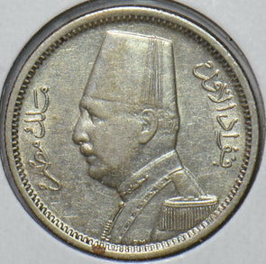 Egypt 1929 AH 1348 2 Piastres 296625 combine shipping