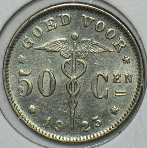 Belgium 1923 50 Centimes 195932 combine shipping