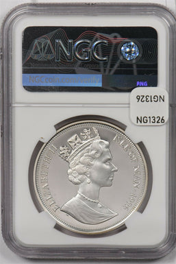 Isle of Man 1996 Crown silver NGC PF 68UC Legend Of King Arthur King Arthur Silv