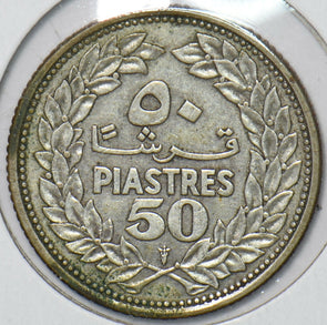 Lebanon 1952 50 Piastres 151251 combine shipping