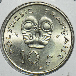 French Polynesia 1975 10 Francs UNC 196920 combine shipping