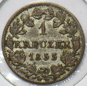 German States 1855 Kreuzer Bavaria 195078 combine shipping