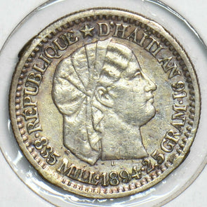Haiti 1894 10 Centimes 298114 combine shipping