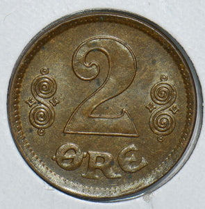 Denmark 1920 2 Ore 298984 combine shipping