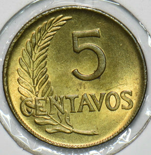 Peru 1960 5 Centavos 196599 combine shipping