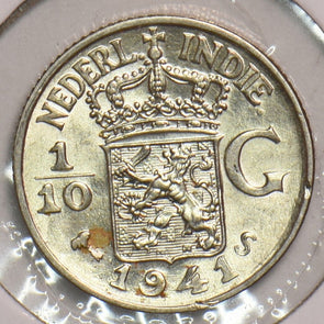 Netherlands East Indies 1941 S 1/10 Gulden 199196 combine shipping