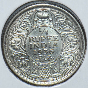 India British 1936 C 1/4 Rupee 294114 combine shipping