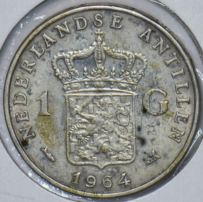 Netherlands Antilles 1964 Gulden Lion animal 150814 combine shipping