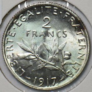 France 1917 2 Francs 294223 combine shipping
