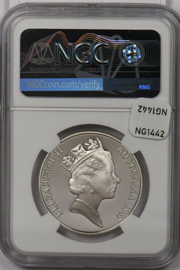 Australia 1987 10 Dollar silver NGC Proof 70UC New South Wales Perfect 70 NG1442