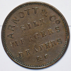 Ireland 1800 ~99 Token Arnott & Co. Silk Merchant 490899 combine shipping