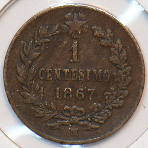 Italy 1867 Centesimo 150955 combine shipping