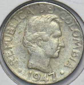 Colombia 1947 10 Centavos 192279 combine shipping